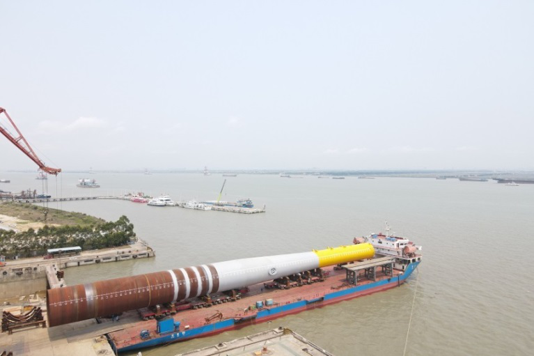 公司“重量級”風電鋼結構產(chǎn)品相繼交付 再迎交貨高峰期