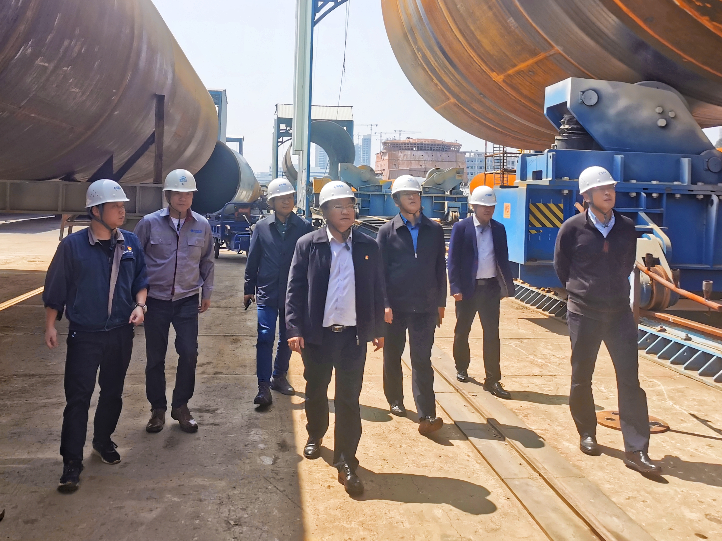 黃埔文沖總經(jīng)理羅兵到中山基地調(diào)研指導(dǎo)工作