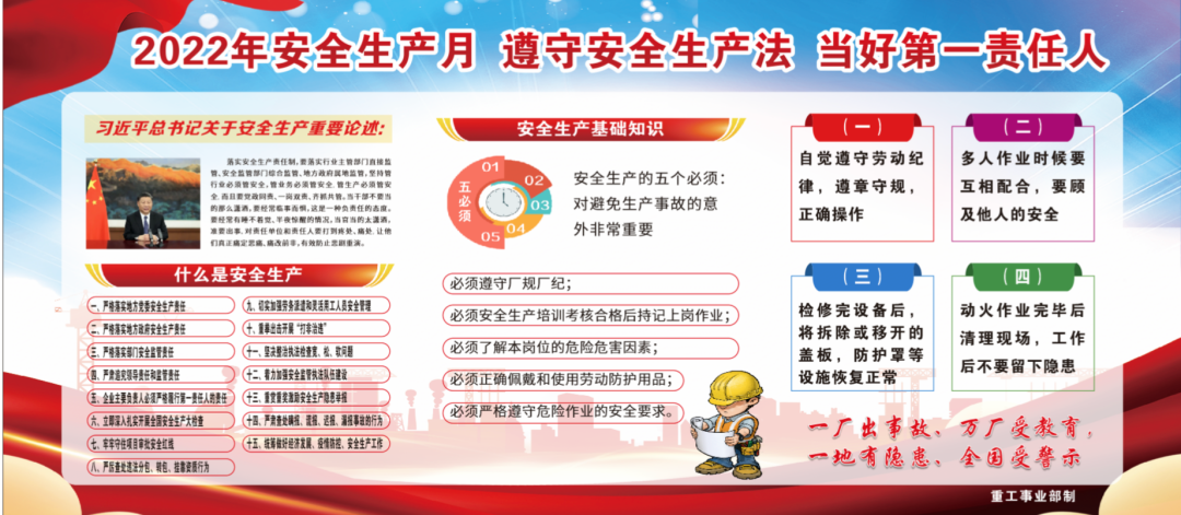 文船重工公司扎實開展“安全生產(chǎn)月”活動